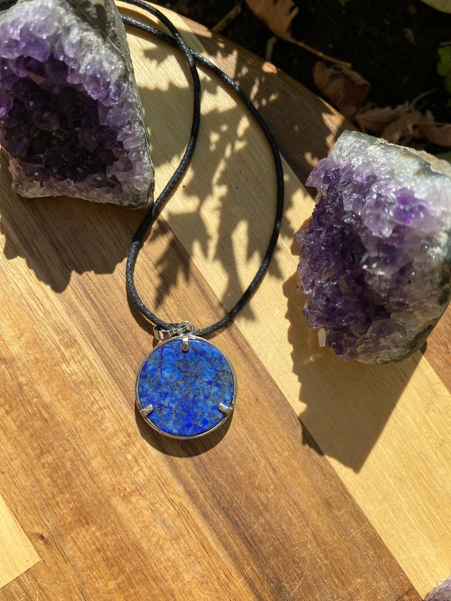 Pendentif Arbre de Vie en Lapis Lazuli avec son cordon