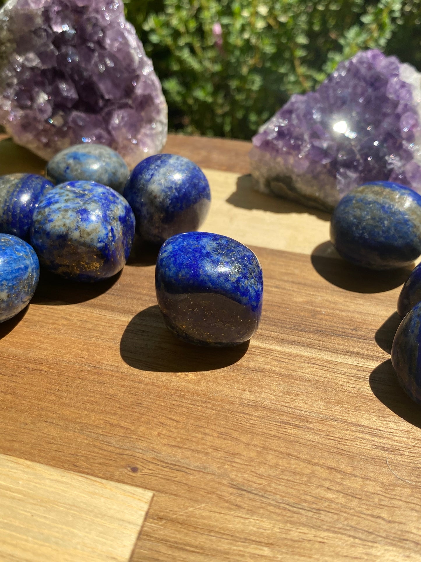 Pierre roulée Lapis Lazuli (la pierre d'environ 3 cm)