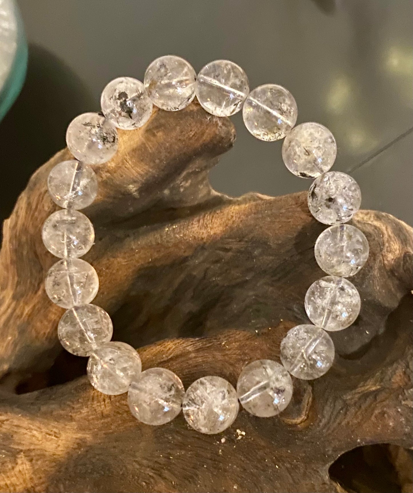 Bracelet Cristal Herkimer 12 mm