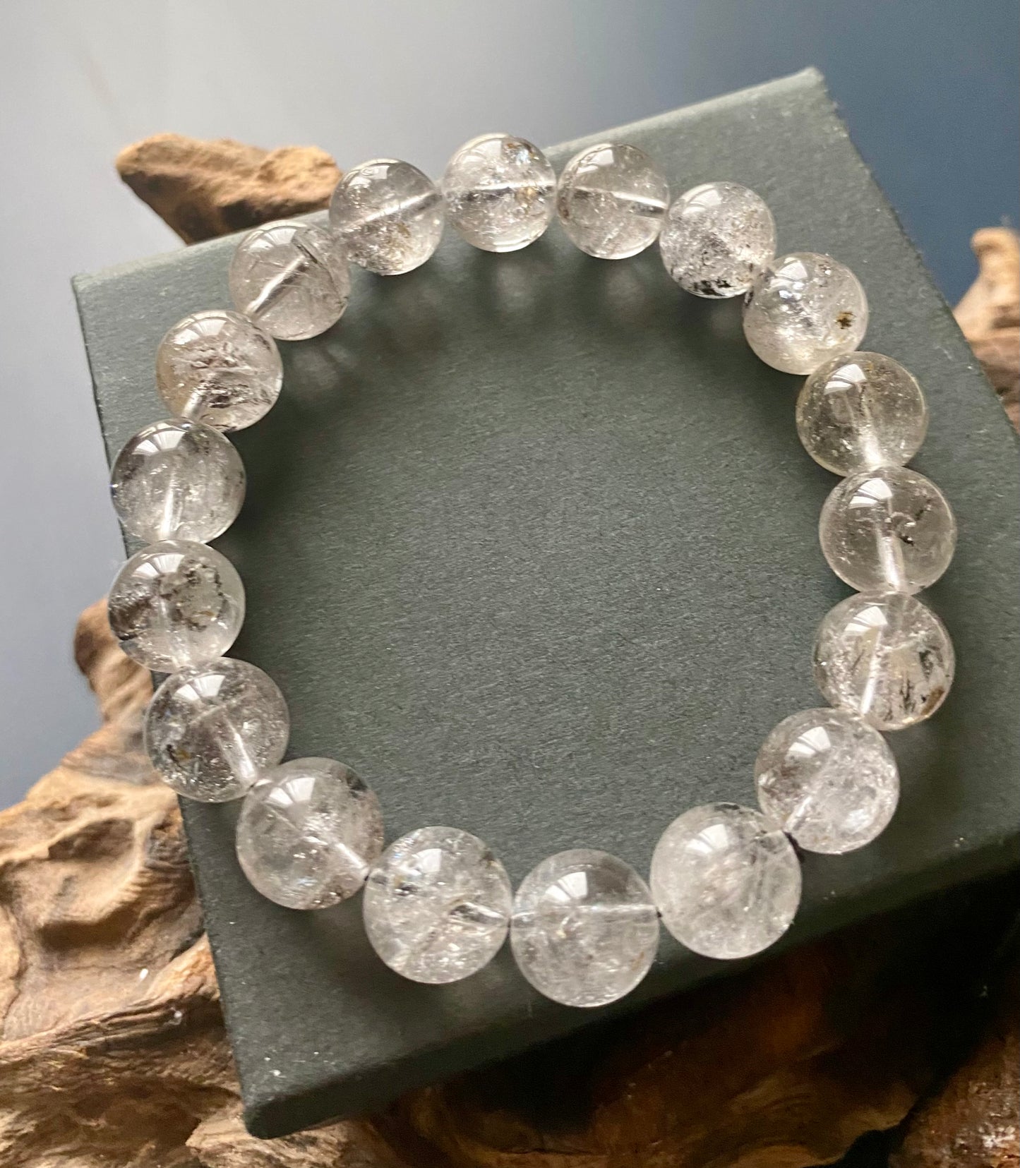 Bracelet Cristal Herkimer 12 mm