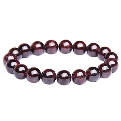 Bracelet Grenat Rouge 8 mm